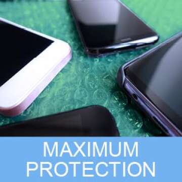 Large roll of 175 Feet of Recycled Small Plus Bubble wrap for packing, moving and shipping for your business essentials. Eco friendly and made from 90% post-consumer materials by American Bubble Boy