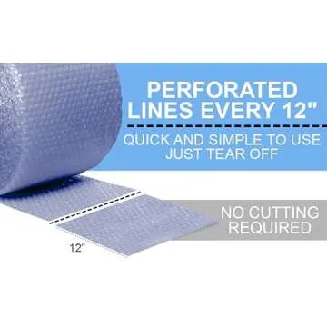 Large roll of 175 Feet of Recycled Small Plus Bubble wrap for packing, moving and shipping for your business essentials. Eco friendly and made from 90% post-consumer materials by American Bubble Boy