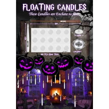 Enchanting Dreacompy Floating Candles - Magical Room Decor