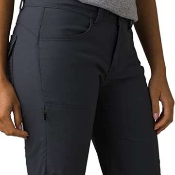 prAna Halle Pants II Coal 6 R
