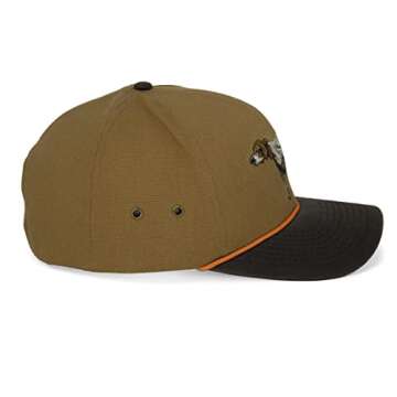 Paramount Outdoors Canvas German Shorthair Pointer Cap with Wax Cloth Visor Upland Game Bird Hunting Dog Cap GSP Hat