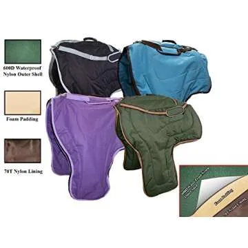 Tahoe Tack 3 Layer Padded Saddle Carry Bag - Durable