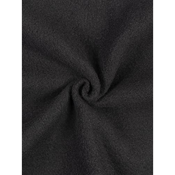 LASLULU Womens Fuzzy Cropped Hoodies Sport Athletic Zip Up Stand Collar Sweater Fleece Lined Sweatshirt Long Sleeve Pullover Tops Pockets(Black Medium)