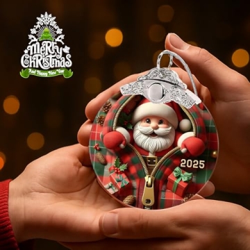 2025 Santa Claus Christmas Tree Ornament for Joyful Celebrations
