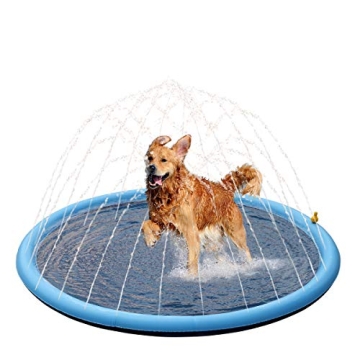 Pet Soft Splash Sprinkler Pad - Thickened Dog Splash Sprinkler Pad for Puppies