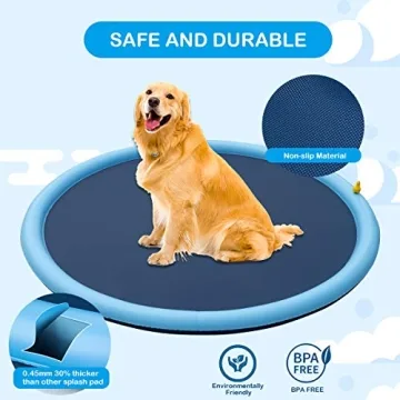 Durable Pet Soft Splash Sprinkler Pad for Summer Fun