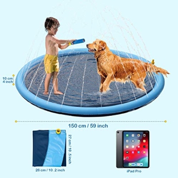 Durable Pet Soft Splash Sprinkler Pad for Summer Fun