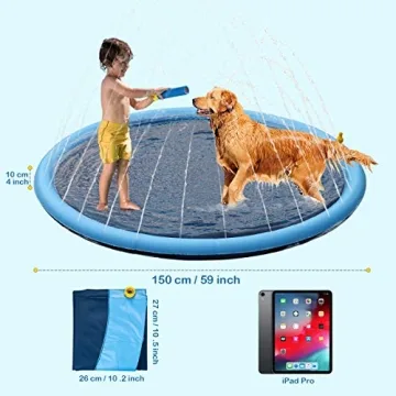 Durable Pet Soft Splash Sprinkler Pad for Summer Fun