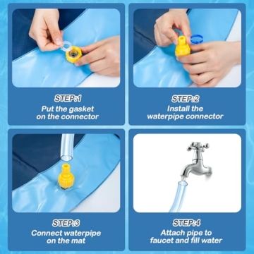 Durable Pet Soft Splash Sprinkler Pad for Summer Fun