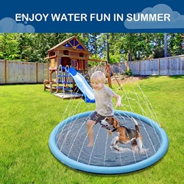 Durable Pet Soft Splash Sprinkler Pad for Summer Fun