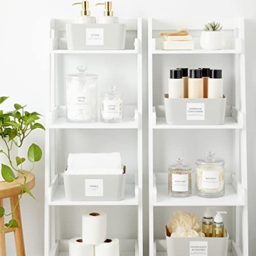 Minimalist Bathroom Labels for Easy Organization