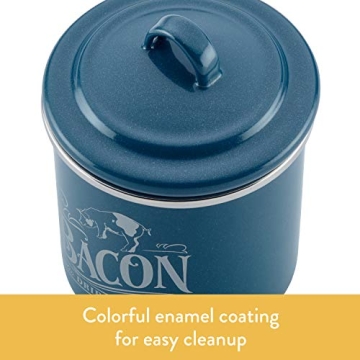 Ayesha Curry Enamel Bacon Grease Can - Stylish Kitchen Storage