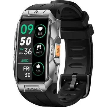 AMAZTIM 100M Waterproof Fitness Tracker with 70 Modes