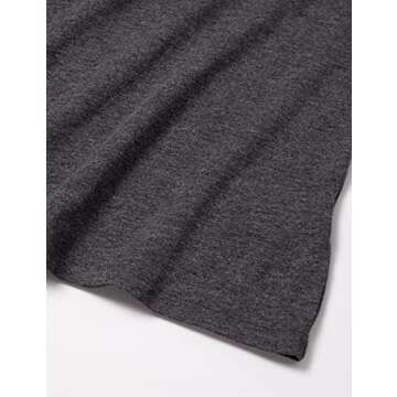 Amazon Essentials Women's Classic-Fit Short-Sleeve V-Neck T-Shirt, Pack of 2, Charcoal Heather/Light Grey Heather, X-Large