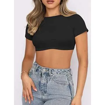 Haochic Women's Crop Tops for Summer Style