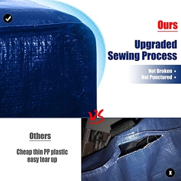 Cosy Family Heavy Duty Extra Large Moving Bags - Set of 8