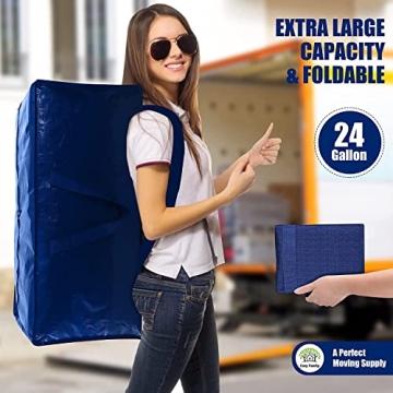 Cosy Family Heavy Duty Extra Large Moving Bags - Set of 8