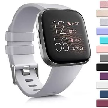 Stylish TPU Bands for Fitbit Versa - 3 Pack Replacement