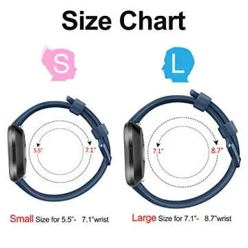 Stylish TPU Bands for Fitbit Versa - 3 Pack Replacement
