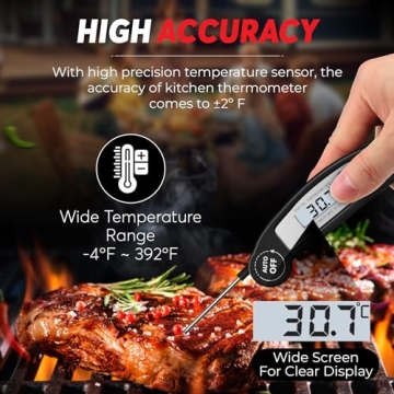 Precision Digital Meat Thermometer for Cooking and Grilling