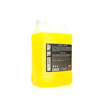 P & S PROFESSIONAL DETAIL PRODUCTS - Undressed Tire Prep - 1 Gallon - Alkaline - Water-Based Solvent...