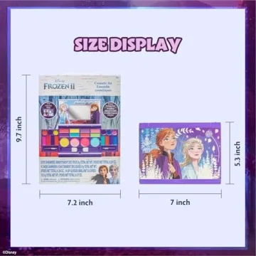 Disney Frozen Makeup Kit for Kids - Safe & Washable Beauty Set