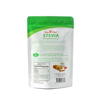 Natural Mate Zero Calorie Sweetener, 16 oz - Organic Stevia Granular Powder Blended with Erythritol ...