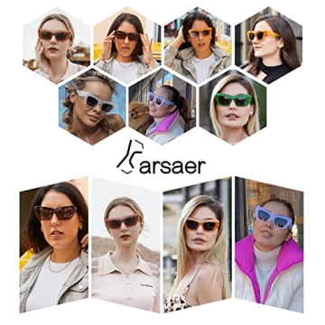 Karsaer Retro Cateye Sunglasses - Stylish Vintage Eyewear