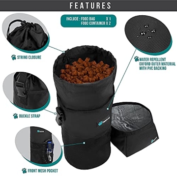 PetAmi Dog Food Travel Bag for Hassle-Free Pet Adventures