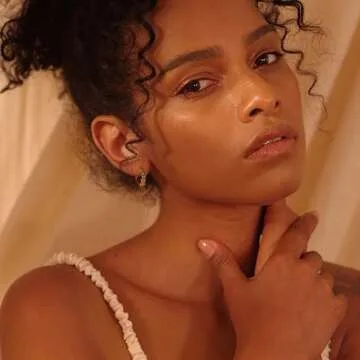 FETTERO 14K Gold Plated Earrings for Women Gold Huggie Hoops Lightweight Small Dainty Hoop Earrings Simple Trendy Hypoallergenic Hoops Jewelry Gift | Cubic Zirconia Huggie Earrings -Flower CZ