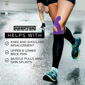 Hampton Adams Waterproof Kinesiology Tape 135 Feet Bulk