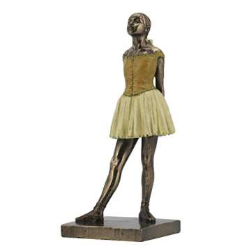 Veronese Design Degas Little Dancer Bronze Finish Sculpture