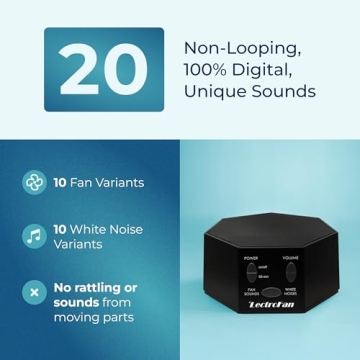 LectroFan Classic White Noise Machine - Best Sleep Aid