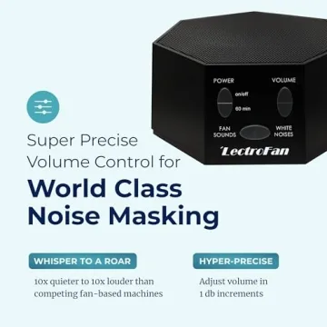 LectroFan Classic White Noise Machine - Best Sleep Aid