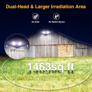 Onforu LED Barn Light 100W Dusk to Dawn 6500K Adjustable Brightness