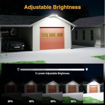 Onforu LED Barn Light 100W Dusk to Dawn 6500K Adjustable Brightness