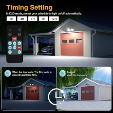 Onforu LED Barn Light 100W Dusk to Dawn 6500K Adjustable Brightness