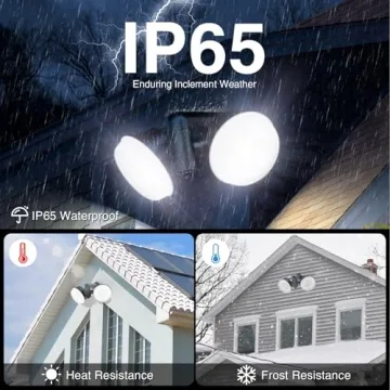 Onforu LED Barn Light 100W Dusk to Dawn 6500K Adjustable Brightness