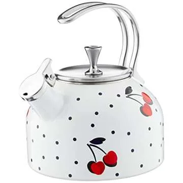 Kate Spade Vintage Cherry Dot Tea Kettle - Stylish & Functional