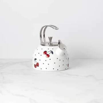 Kate Spade Vintage Cherry Dot Tea Kettle - Stylish & Functional