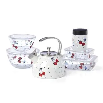 Kate Spade Vintage Cherry Dot Tea Kettle - Stylish & Functional