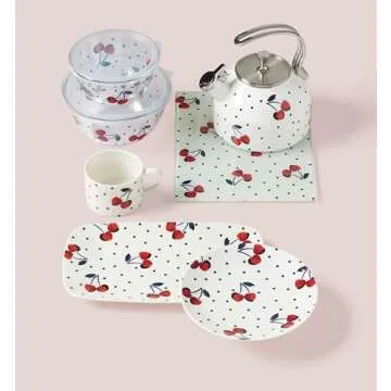 Kate Spade Vintage Cherry Dot Tea Kettle - Stylish & Functional