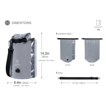 Noitullop Portable 15L Waterproof Washing Machine