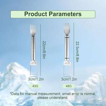 Generic Upgraded 2-in-1 Stainless Steel Fruit Cutter, 2024 New Watermelon Fork Slicer Cutter Slicer ...
