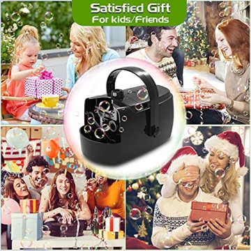 Durable Bubble Machine for Kids - 18000 Big Bubbles!