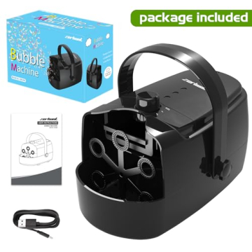 Durable Bubble Machine for Kids - 18000 Big Bubbles!