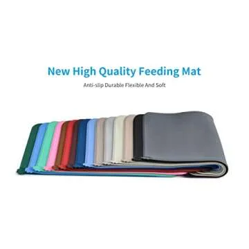 AUDWUD Silicone Pet Feeding Mat for Food and Water