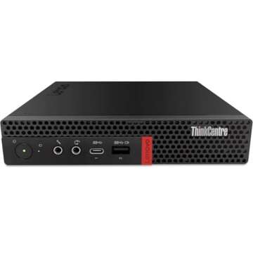 Lenovo ThinkCentre M920Q Tiny Gamer Desktop PC with 24-inch FHD Monitor, Core i7-8700T, 16 GB RAM, 5...