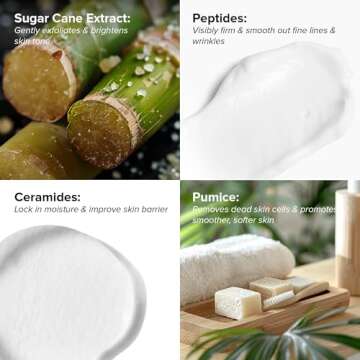 DRMTLGY Microdermabrasion Facial Scrub and Face Mask. Non-Abrasive Face Exfoliator Improves Acne Scars, Blackheads, Pore Size, and Skin Texture. 2 oz