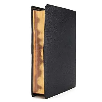 CSB Single-Column Wide-Margin Bible, Holman Handcrafted Collection, Black Premium Goatskin, Black Letter, Presentation Page, Full-Color Maps, Easy-to-Read Bible Serif Type